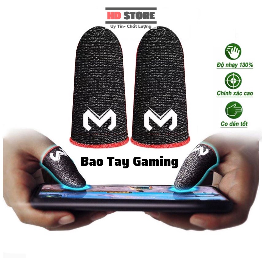 Bao tay chơi game Pubg Liên quân siêu nhạy giá rẻ cao cấp Memo, Găng tay chơi game chống mồ hôi