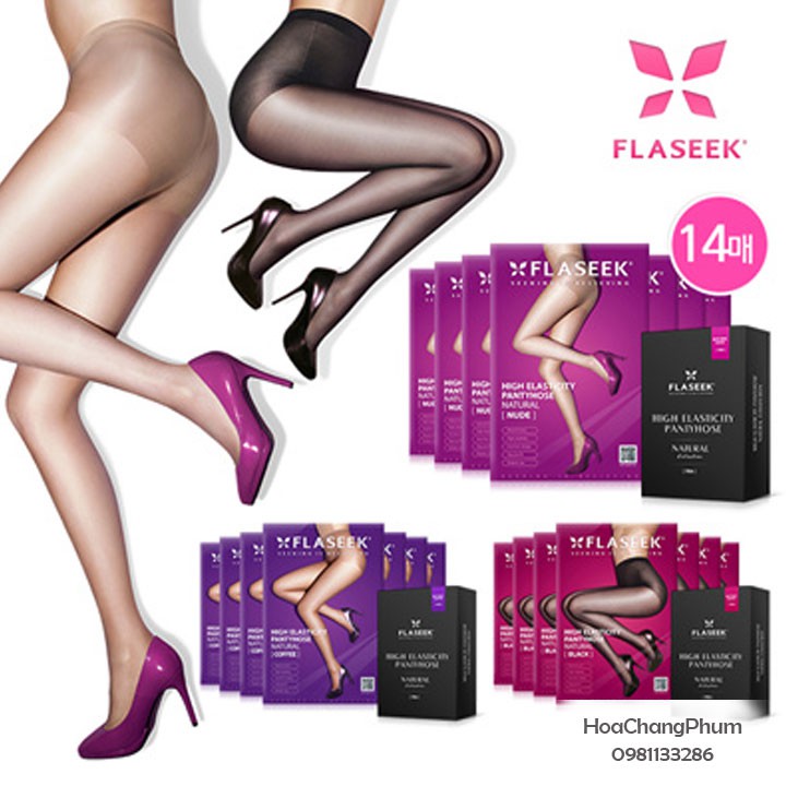 Set 2 quần tất [FLASEEK] High Elasticity Pantyhose chất lượng