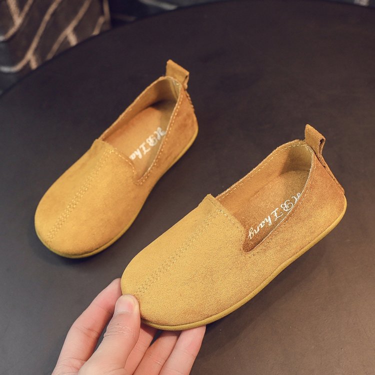 Giày Lười Thời Trang Màu Trơn Cho Bé Từ 2-6 Tuổi