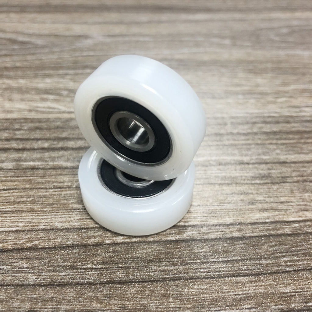 Bánh xe nhựa, con lăn vòng bi 608