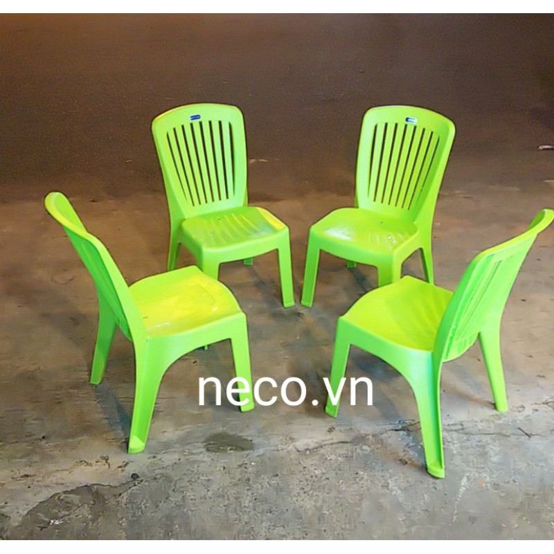 Combo 2 ghế nhựa trung Duy Tân 7 sọc