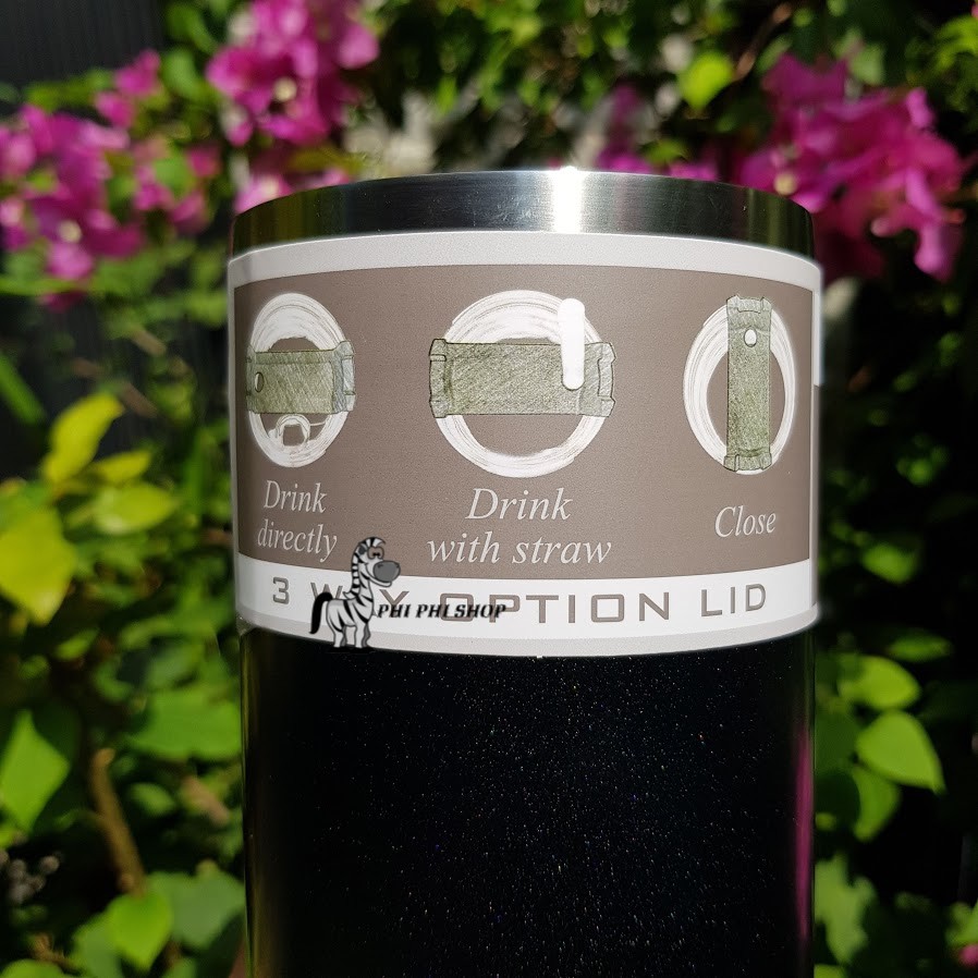 Ly giữ nhiệt 890ml Tyeso nắp xoay 3 công dụng kèm ống hút nhựa tritan | BigBuy360 - bigbuy360.vn