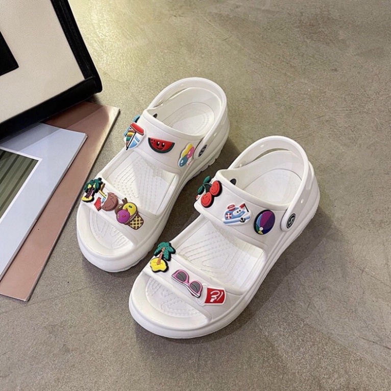 DEPCROSS dép cross cao 9 cm quai hậu , tặng 12 sicker Suc bit dau Suc bit dau