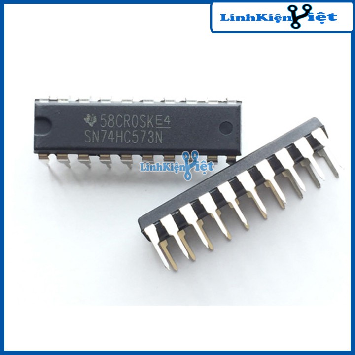IC chức năng 74HC573 chân cắm DIP20