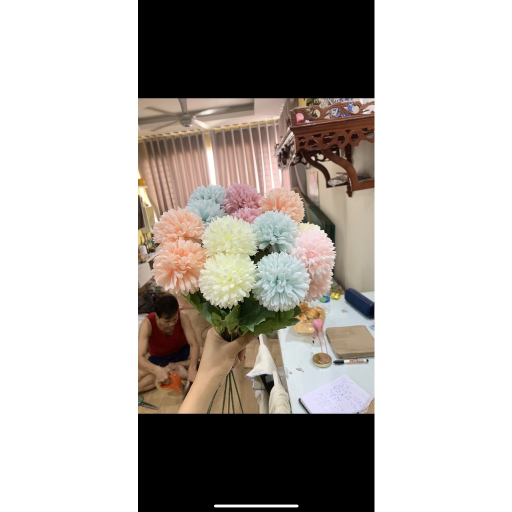 Cành hoa bồ công anh phong cách hàn quốc