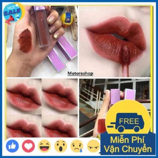 Son black rouge A12 🎁𝐌𝐢𝐞̂̃𝐧 𝐏𝐡𝐢́ 𝐒𝐡𝐢𝐩🎁 Son kem lì Cao Cấp - Đỏ Nâu Trầm | Thế Giới Skin Care