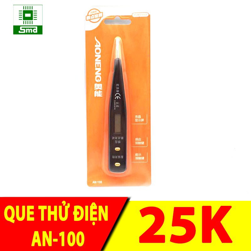 Bút thử điện, que thử điện hiện số AN-100