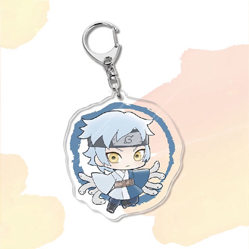 Tmdbyx Móc khóa acrylic hình nhân vật Uchiha Sasuke trong Naruto