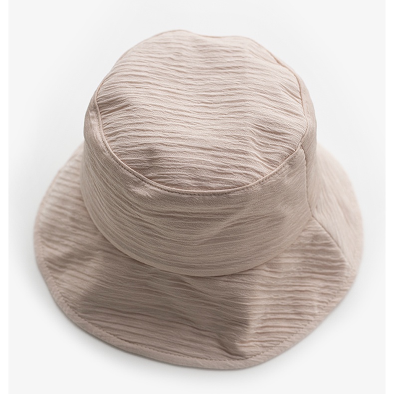 Mũ Xô Cotton Mỏng Mềm Gấp Gọn Màu Trơn Phong Cách Nhật Bản Thoải Mái
