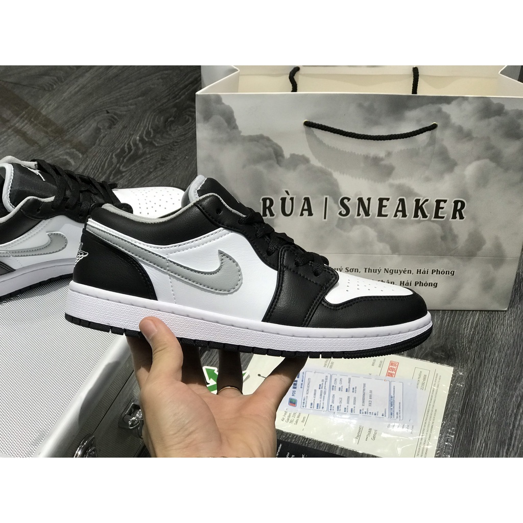 Siêu Phẩm Giày Thể Thao Sneaker JD Smoke Grey v3 Đen Trắng Logo Xám Siêu Hot Cao Cấp Ảnh Thật + freeship + Tặng Tất