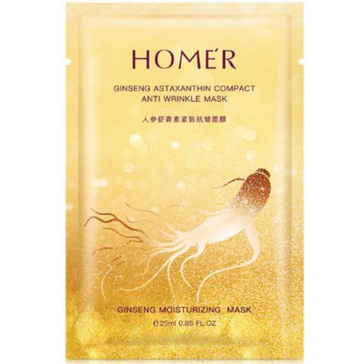 Mặt nạ nhân sâm Ginseng Homer trẻ hóa làn và chống lão hóa