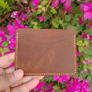 Ví da mini handmade da bò thật SK1