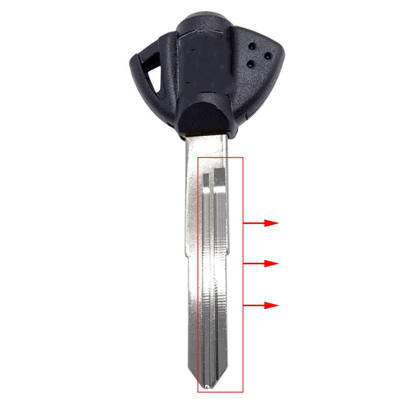 Xe Máy Trống Chìa Khóa Uncut Lưỡi Cho Suzuki GSXR600 750 1000 1300 SV650 1000 Chìa Khóa Xe Máy Trống Có Lưỡi Dao Đen / Đỏ / Xanh Dương