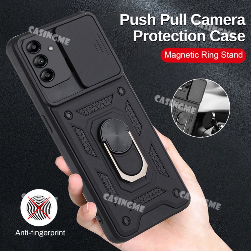 A14 Ốp Điện Thoại Kiểu Giáp Chống Sốc Kèm Giá Đỡ Nhẫn Từ Tính Cho Samsung Galaxy A14 A04S A13 A53 A73 A23 04S 04 S 4G 5G 2022