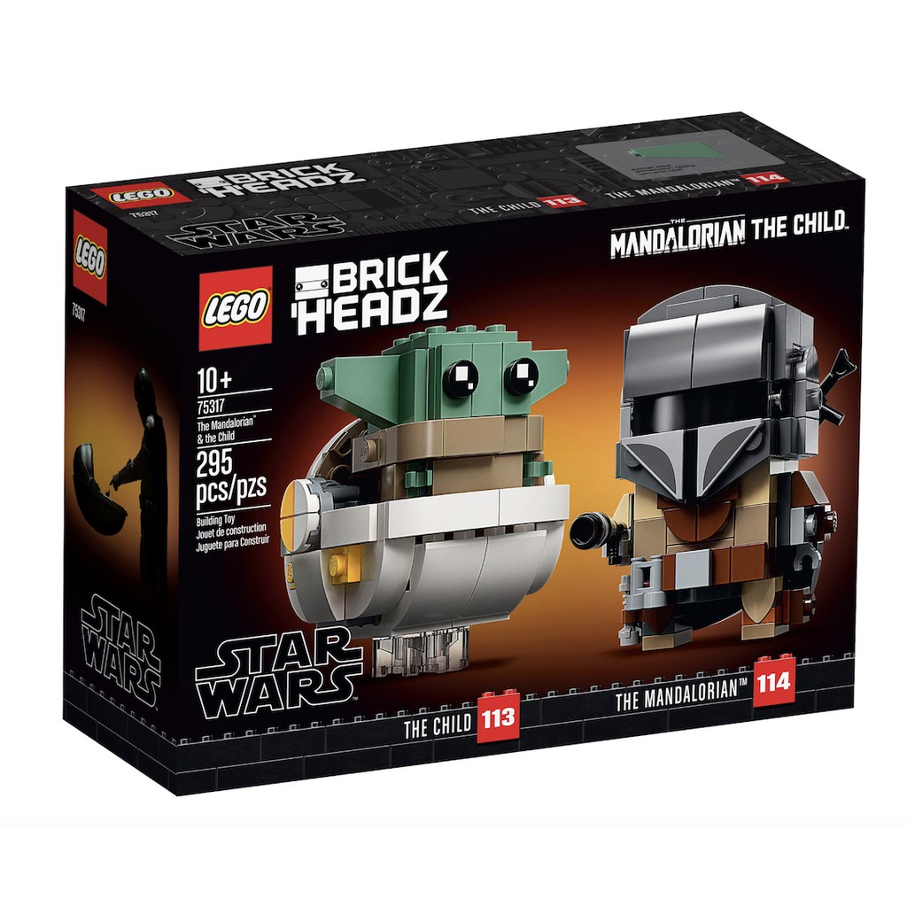 Lego HaHa - Lego BrickHeadz - Star Wars The Mandalorian & The Child - 75317