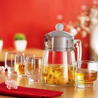 Bộ bình ly thủy tinh Luminarc Kone 5 món giá 250k