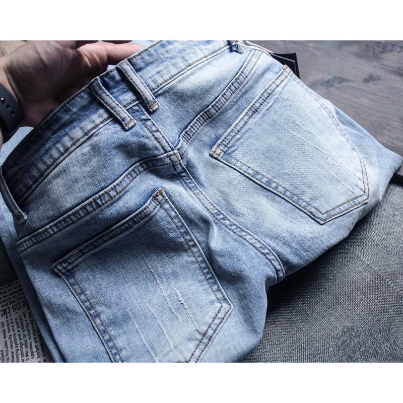 [ Xả Kho FREESHIP ] Quần Jean Skinny Nam Chất Bò Cao Cấp , Trẻ Trung Năng Động From Dáng Chuẩn mã 898 | BigBuy360 - bigbuy360.vn