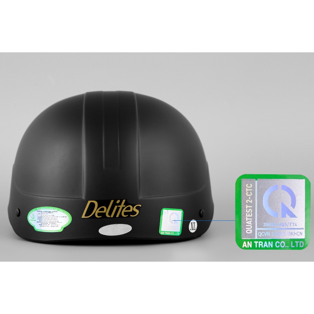 Mũ bảo hiểm 1/2 size XL Delites ATN05