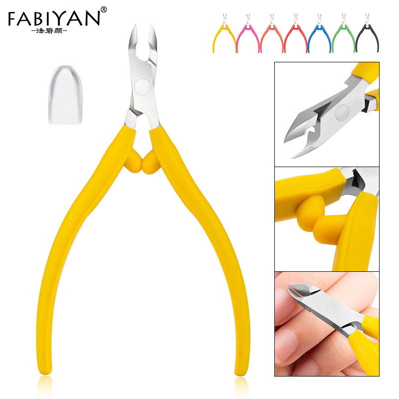Kềm cắt móng cắt da chết chuyên nghiệp（Silicone xử lý） chất lượng cao tiện dụng FABIYAN