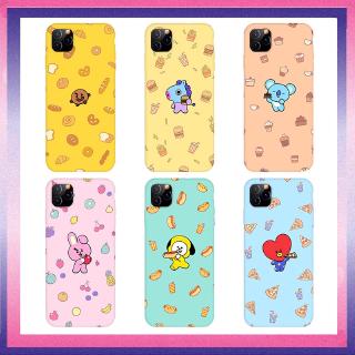 Ốp điện thoại silicon cứng họa tiết nhân vật BT21 MANG RJ dành cho iPhone