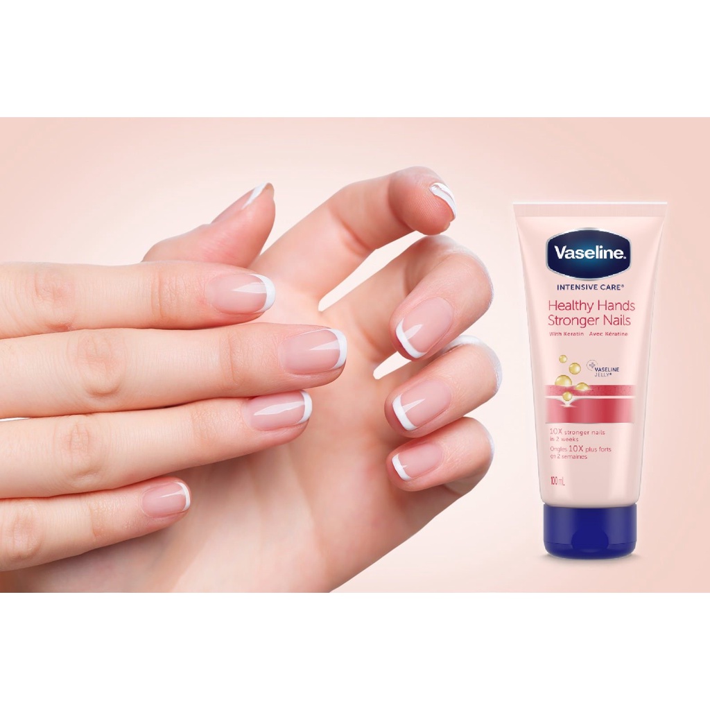 Kem tay Vaseline dưỡng mềm da tay và chắc khỏe móng Healthy Hands Stonger Nails
