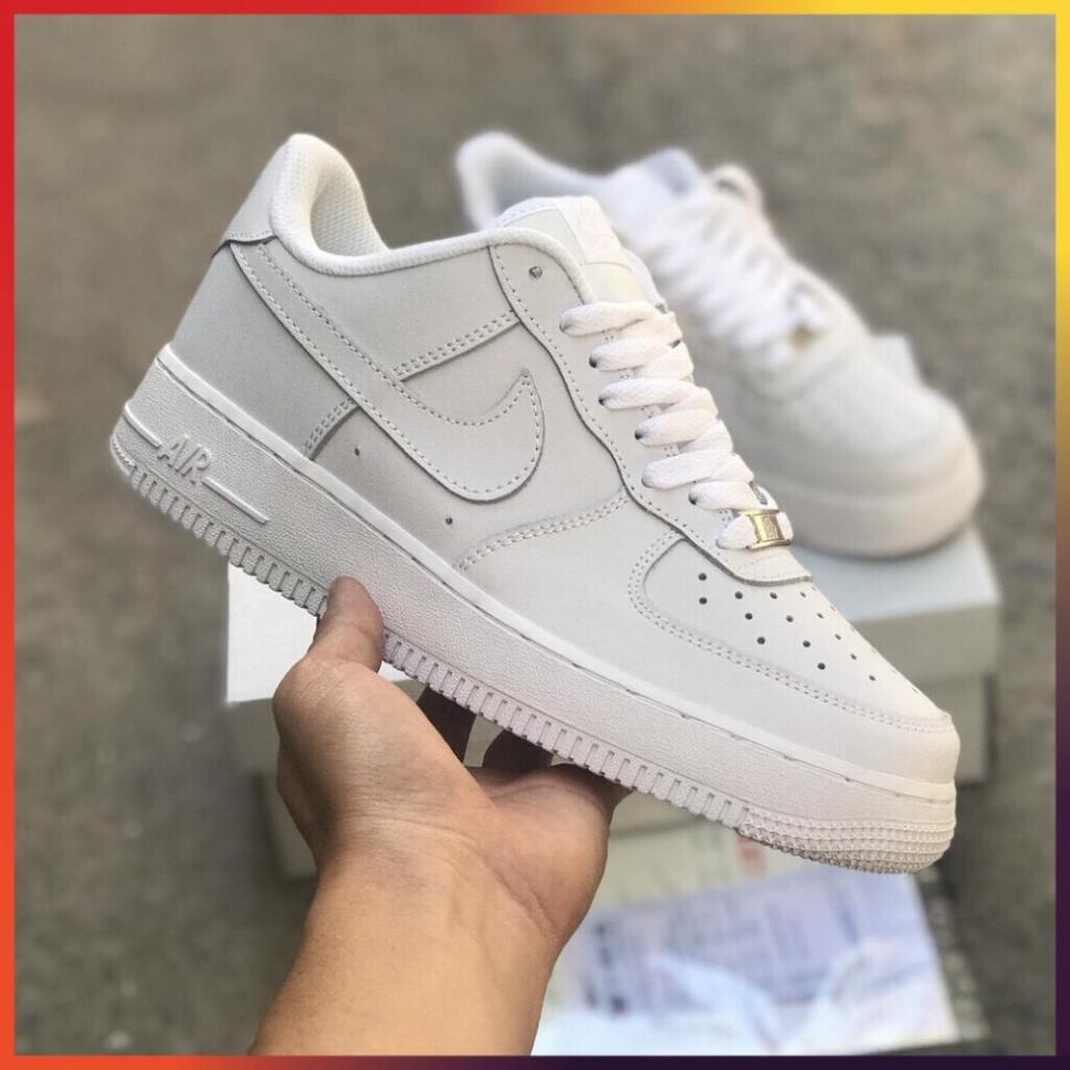 VIP Giày Nam Nữ - Giày Nike Air Force 1 AF1 Trắng Thể Thao Cổ Thấp Full Box Bill G05