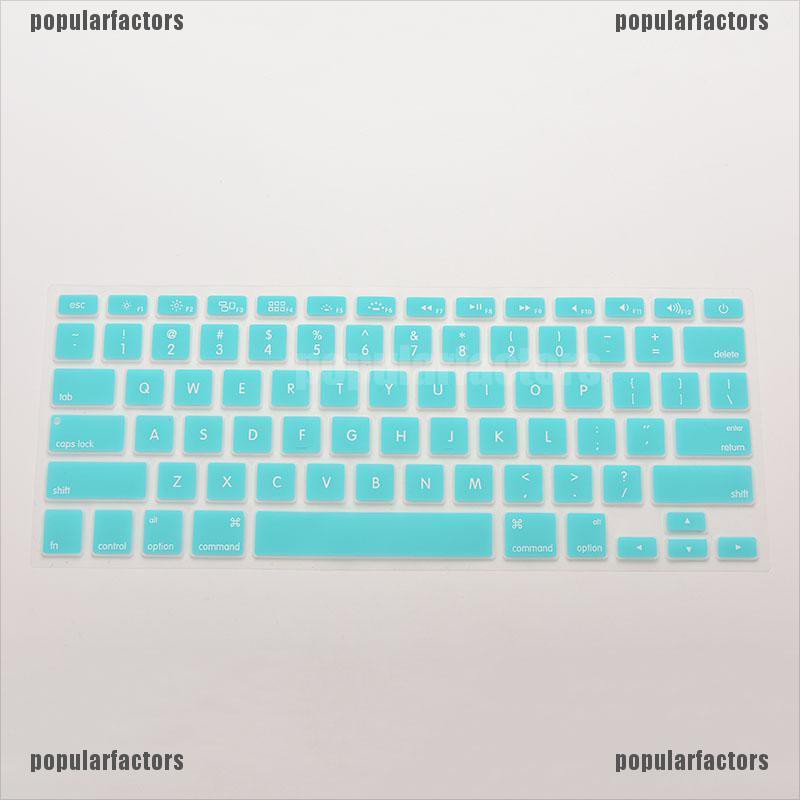 Vỏ Silicone Bảo Vệ Bàn Phím Cho Macbook Air Pro 13 &quot;15&quot; 17 &quot;Inch