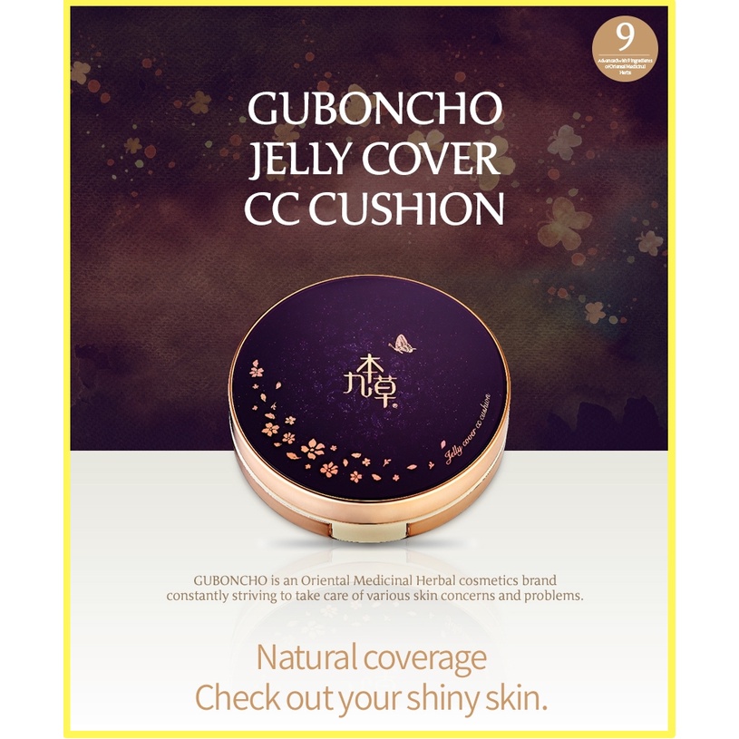 (Hàng Mới Về) Phấn Nước Cc 15g + 1 Lõi Thay Thế  Guboncho