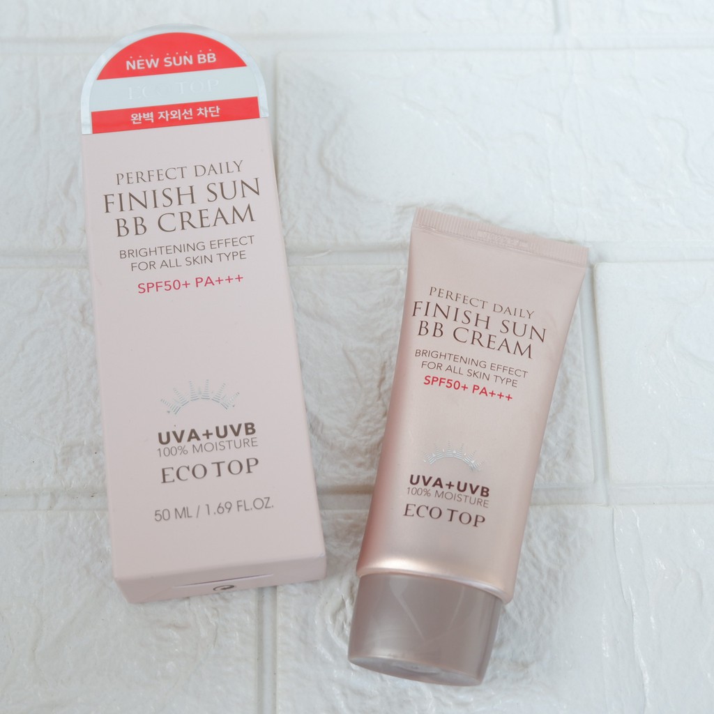 Kem nền chống nắng EcoTop Perfect Daily Finish Sun BB Cream SPF50+ PA+++ 50ml NPP Shoptido | BigBuy360 - bigbuy360.vn
