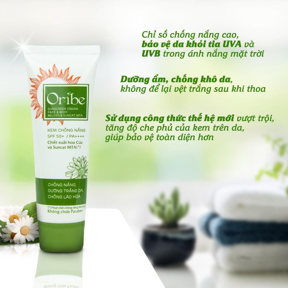[Chính hãng] Kem chống nắng Oribe SPF 50 PA giúp dưỡng ẩm trắng da chống lão hóa giảm vết thâm nám bảo vệ da