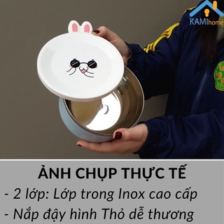 Chén cách nhiệt có nắp