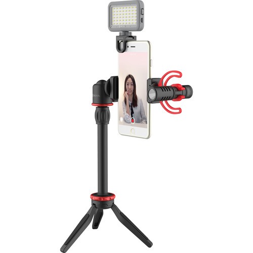 Bộ phụ kiện quay Vlog chuyên nghiệp (gồm đèn LED) - BOYA BY-VG350 (FBVG2)