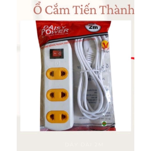 Ổ cắm điện mini Tiến thành 2 ổ cắm hoặc 3 ổ cắm