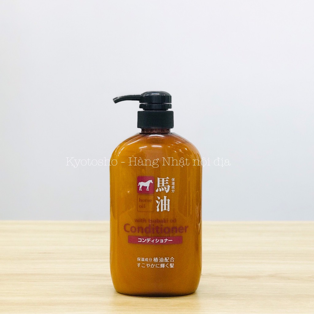 Dầu Gội Xả Mỡ Ngựa Horse Oil Nhật Bản 600ml