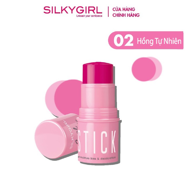 Má Hồng Dạng Thỏi Silkygirl Cool Chic Blush Stick 4g