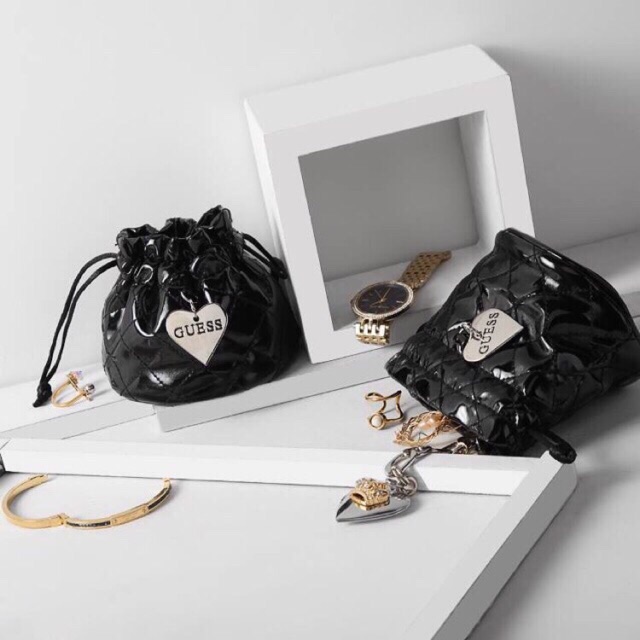 Túi đựng mỹ phẩm guess mini size