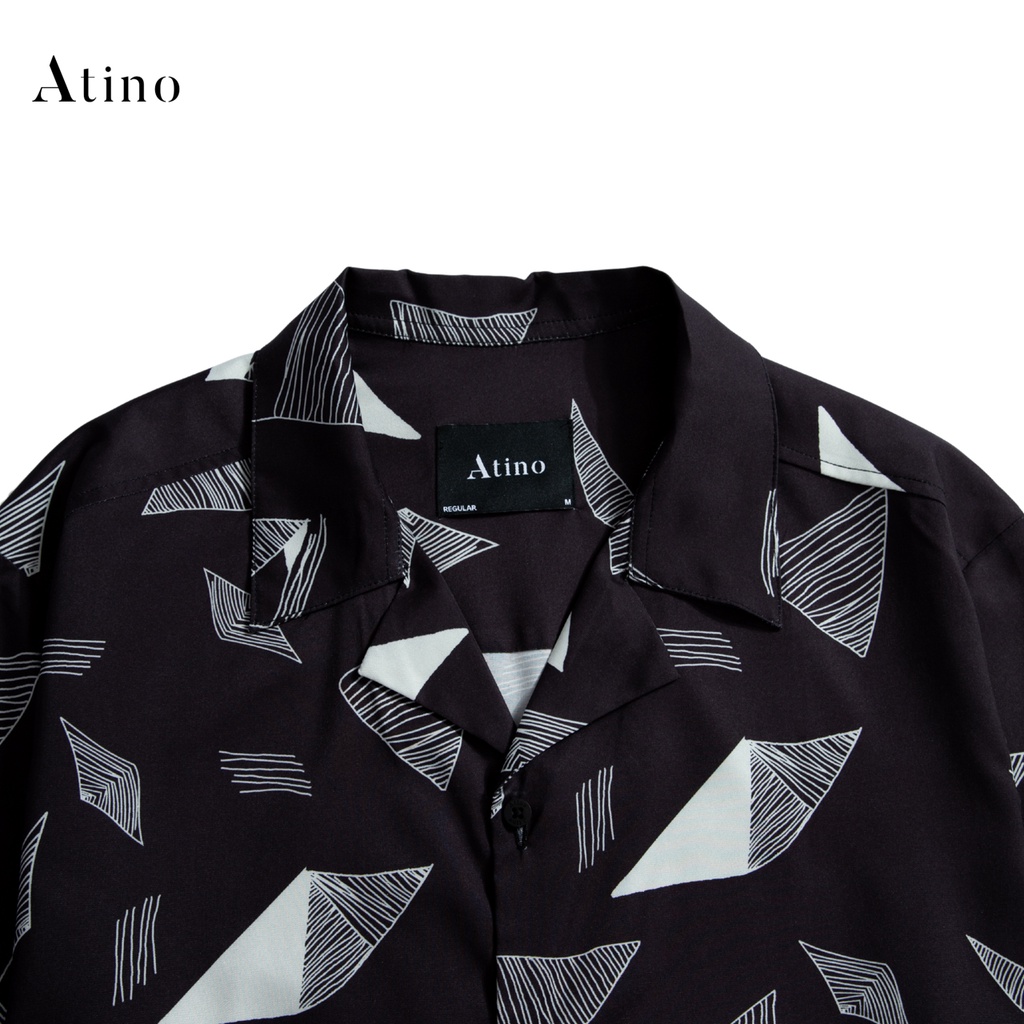 Mặc gì đẹp: [Hàng Tốt] Áo sơ mi cộc tay nam DIAMO ATINO vải lụa form regular SM4506