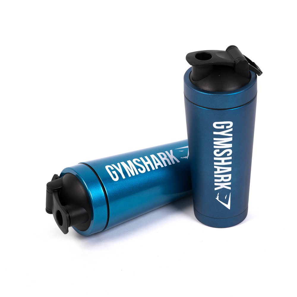 Bình nước thể thao Shaker GymShark Inox giữ nhiệt