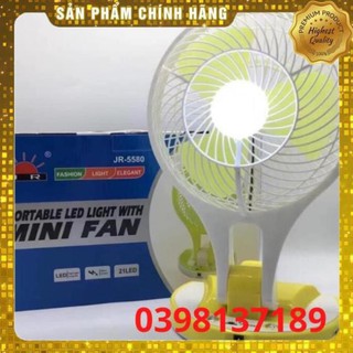 Quạt tích điện mini để  bàn LY 5580