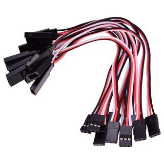 10 Dây Cáp Nối Động Cơ Servo 15cm Cho RC Futaba JR Male Sang Female