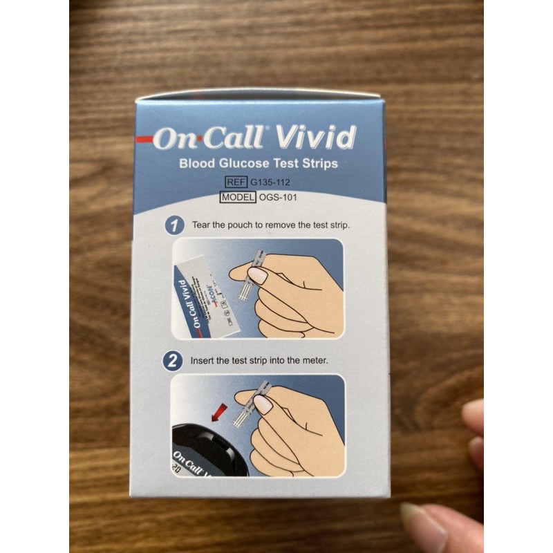 Que Thử Đường Huyết On Call Vivid hộp 25 test