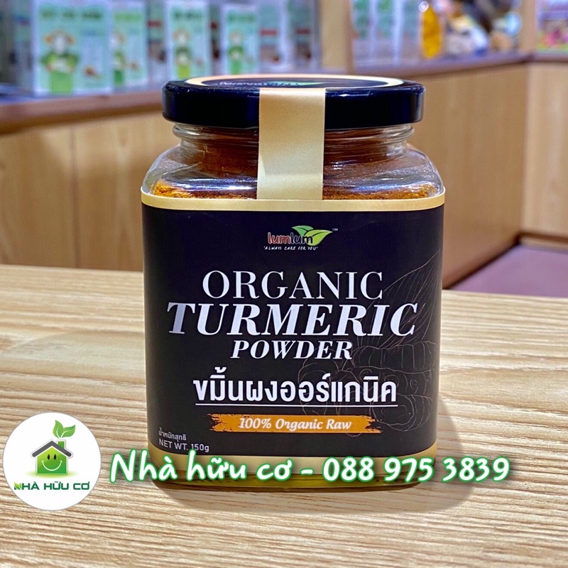 Tinh bột nghệ hữu cơ Lumlum 150g - Organic Turmeric Powder - Date: 27/5/2023 - Nhà Hữu Cơ