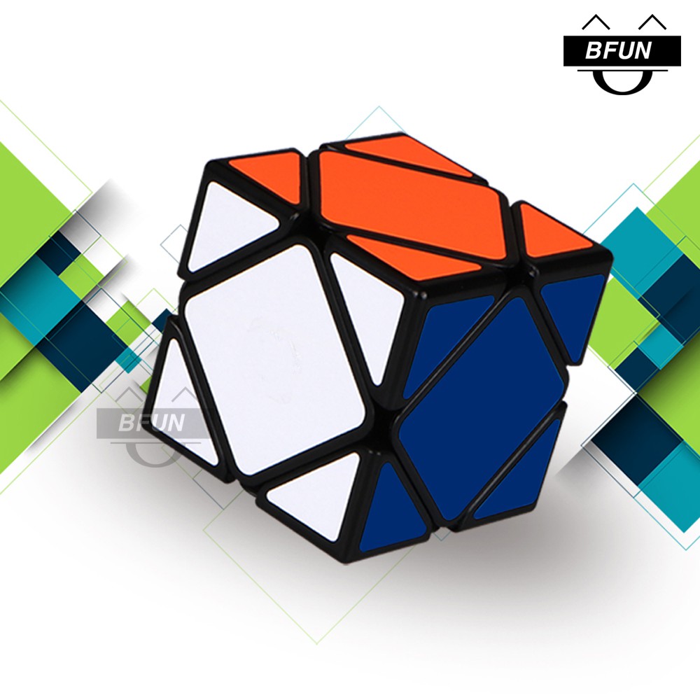 Rubik Biến Thể SKEWB VIỀN ĐEN Giá Rẻ Xoay Trơn - Rubik Biến Thể 6 Mặt, Đồ Chơi Trẻ Em BFUN (Shop Có Rubik 3x3,...)