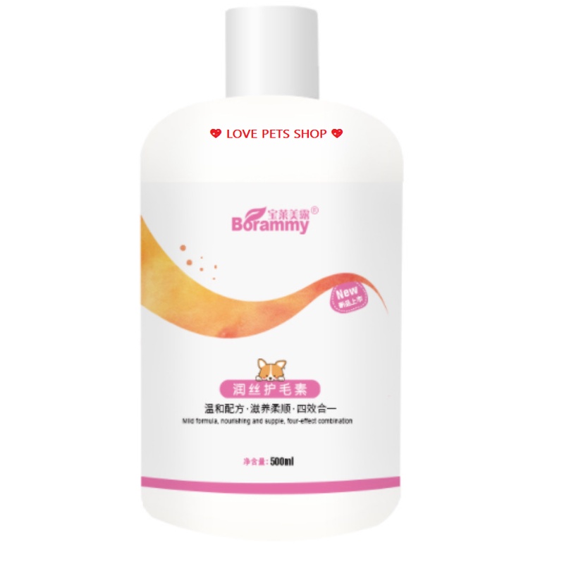 SỮA TẮM CHO CHÓ MÈO THƯƠNG HIỆU BORAMMY  LOVE PETS SHOP