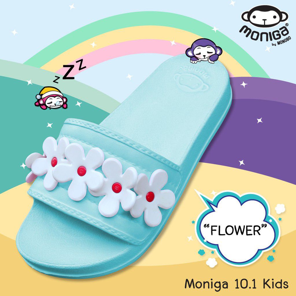 Dép bé gái Thái Lan MONOBO -  MONIGA 10.1F kids - hồng