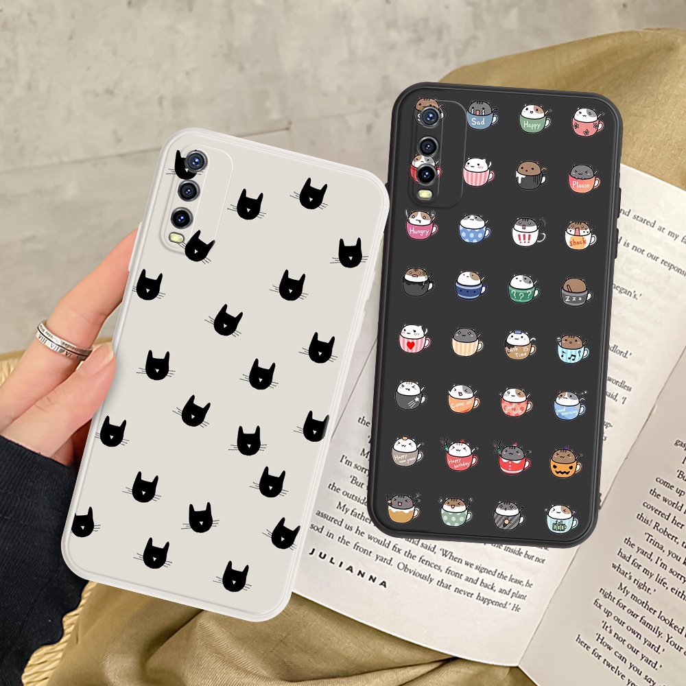 Ốp Điện Thoại Silicone Mềm In Hình Mèo TPA Cho Oneplus 8 PRO 9RT 7 PRO 7T PRO #H165