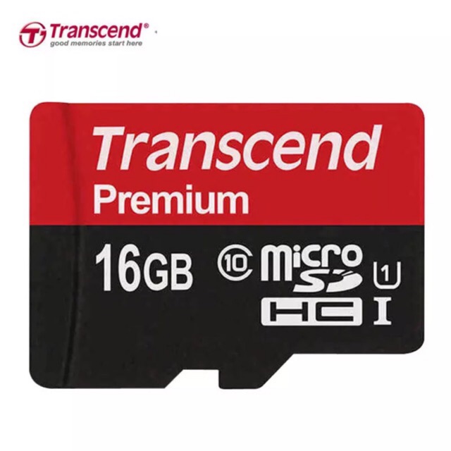 Thẻ Nhớ MicroSD 16GB Transcend C10 - Premium 400x