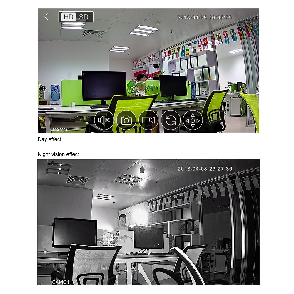 Camera giám sát POE ngoài trời chống nước Full HD 3MP Full HD, Camera IP ban đêm hồng ngoại | BigBuy360 - bigbuy360.vn