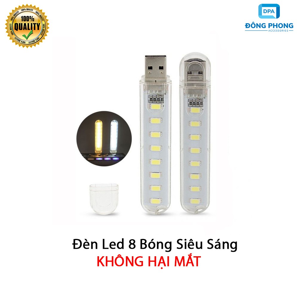 Đèn Led Mini USB 8 Bóng Siêu Sáng