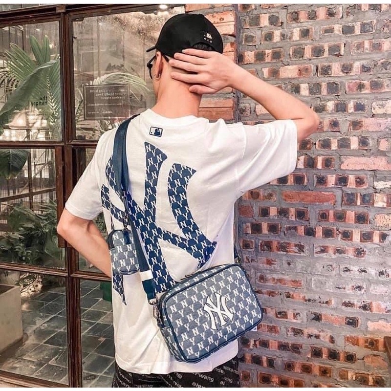 Túi vuông size lớn monogram M L B chinh hãng